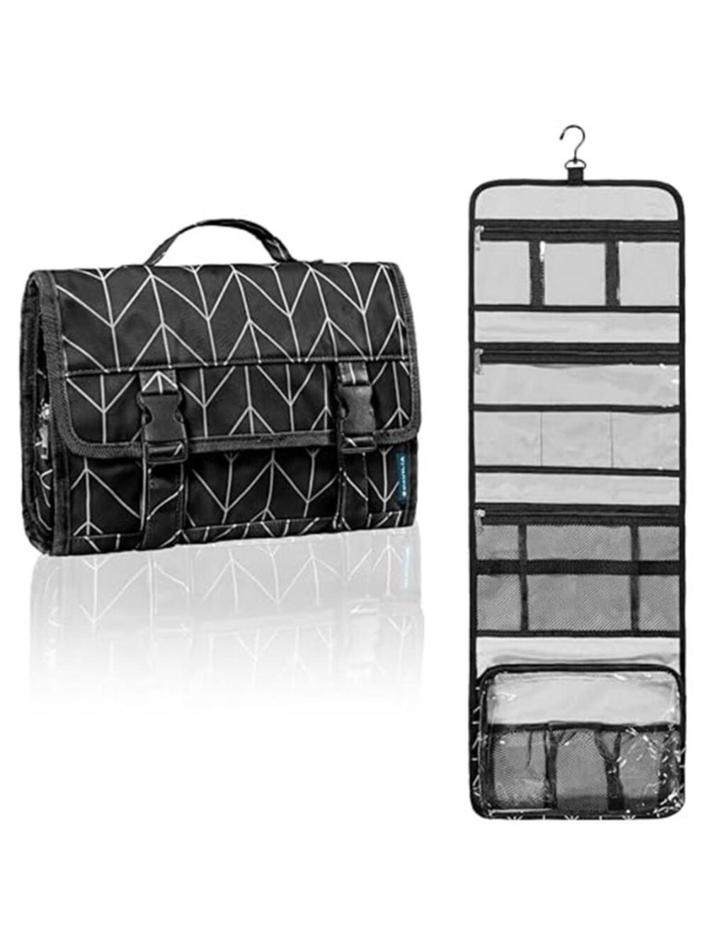 Large Hanging Toiletry Bag Travel Waterproof Cosmetic Makeup Organizer Case Kit